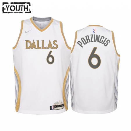 Dres Dallas Mavericks Kristaps Porzingis 6 2020-21 City Edition Swingman - Dječji